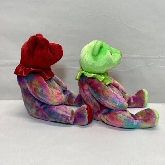 Ty Beanie Babies Birthday Bears July & August 2001 Birthstone Noses Retired EUC - Picture 4 of 16